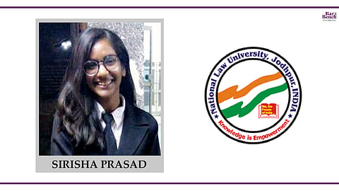 Know your Campus Ambassador: Sirisha Prasad, NLU Jodhpur