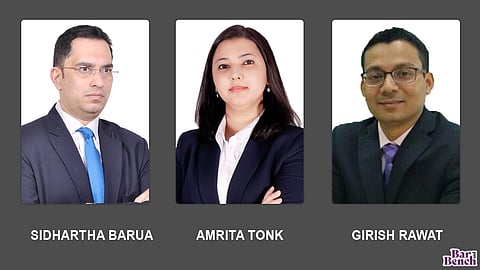 Sidhartha Barua, Amrita Tonk, Girish Rawat