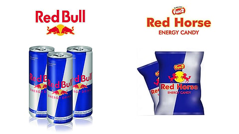 Red bull and Red horse