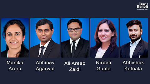 Manika, Abhinav, Ali areeb, Nireeti and Abhishek