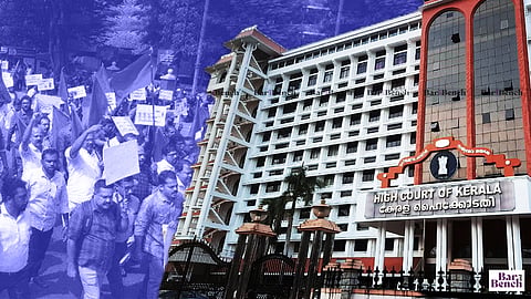 Kerala HC, People Protesting
