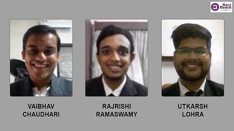 The First Runners-Up, Vaibhav Chaudhari, Rajrishi Ramaswamy & Utkarsh Lohra