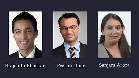 Brajendu Bhaskar, Prasan Dhar and Sanjam Arora