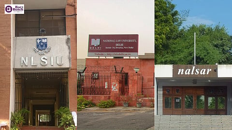 NLSIU, NLU Delhi and NALSAR