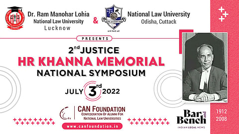 2nd Justice HR Khanna Memorial National Symposium
