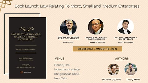 Book Launch : Law Relating To Micro, Small and Medium Enterprises