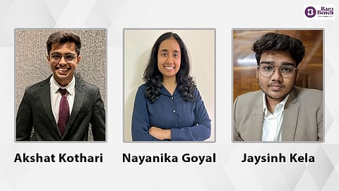 Institute of Law, Nirma University emerged as winners of the GNLU International Moot Court Competition