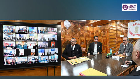Chief Justice A. M. Magrey interaction with Judicial officers