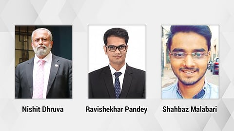 Nishit Dhruva , Ravishekhar Pandey and Shahbaz Malabari