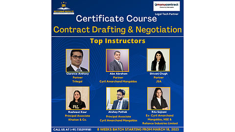 Learn Contract Drafting & Negotiation from Top Law Firm Partners: Register Now