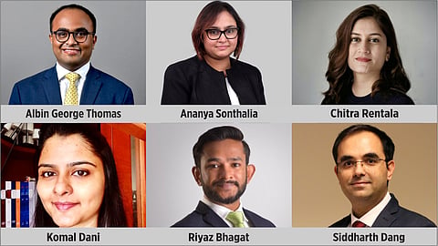 Albin George Thomas, Ananya Sonthalia, Chitra Rentala, Komal Dani, Riyaz Bhagat, and Siddharth Dang
