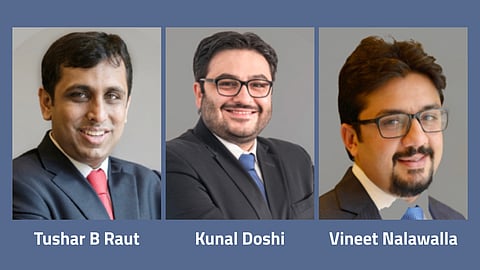 Tushar Raut, Kunal Doshi, and Vineet Nalawalla