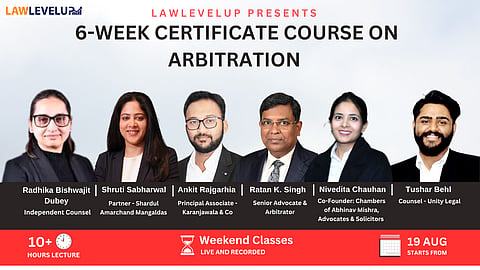 6-Week Certificate Course on Arbitration