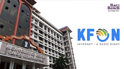 Kerala HC, K-FON logo