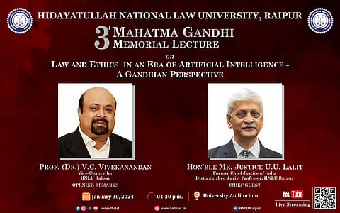 3rd Mahatma Gandhi Memorial Lecture