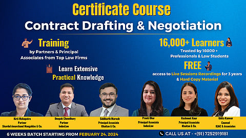 Learn Contract Drafting and Negotiation from top Law Firm Lawyers at Bettering Results: Register Now!