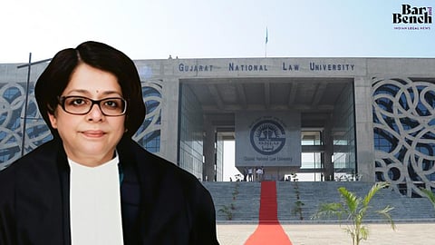 Justice Indu Malhotra and GNLU