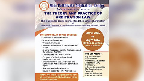 NPAC Course on The Theory and Practice of Arbitration Laws