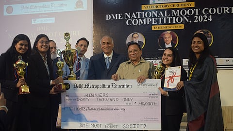 DME moot winners from Institute of Law, Nirma University