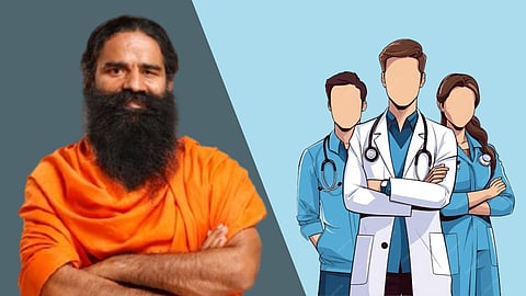 Patanjali Promoter Baba Ramdev, doctors