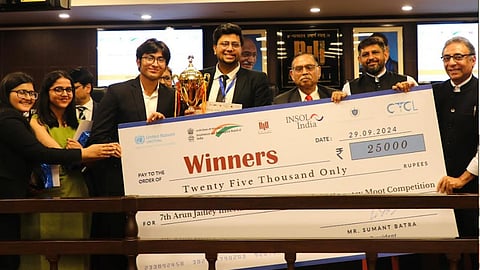 Winners of 7th Arun Jaitley Insolvency and Bankruptcy Moot Court Competition