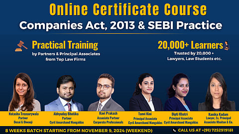 Companies Act, 2013 & SEBI Law Practice