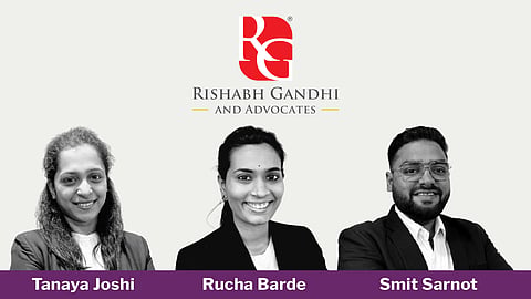 Rishabh Gandhi and Advocates - Tanaya Joshi, Rucha Barde, Smit Sarnot