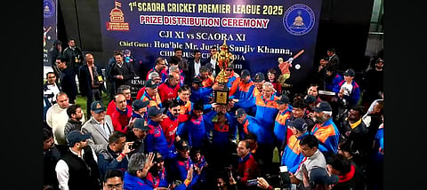 CJI XI vs. SCAORA XI cricket match ends in a thrilling tie