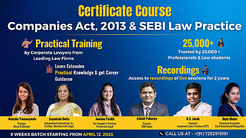 Companies Act, 2013 & SEBI Law Practice