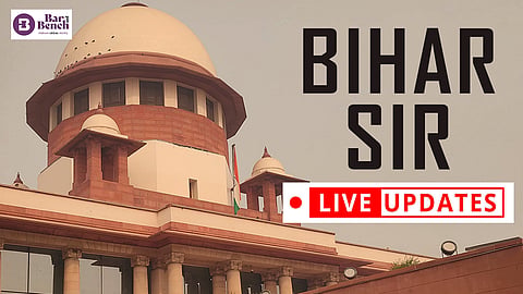 Supreme court, Bihar SIR