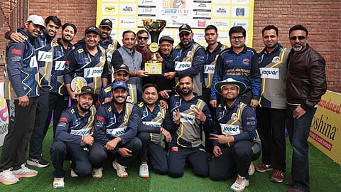 Team SAM with the Winners cup