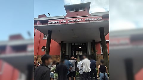NLU Meghalaya student protest
