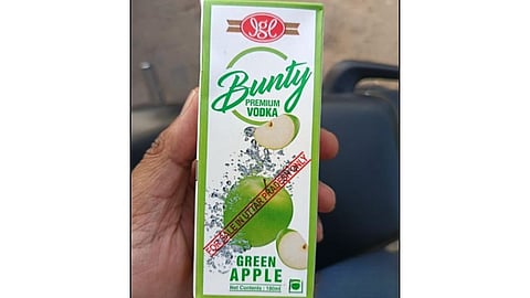 liquor in tetra packs