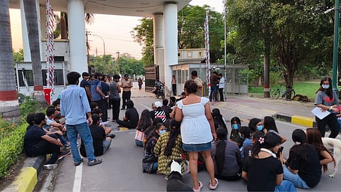 RMLNLU student protest