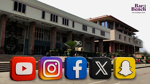 Delhi High Court, Social Media