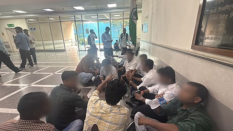 Delhi University law students hunger strike