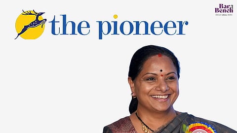 The Pioneer newspaper and K Kavitha