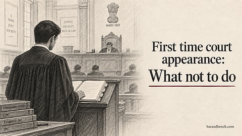First time court appearance