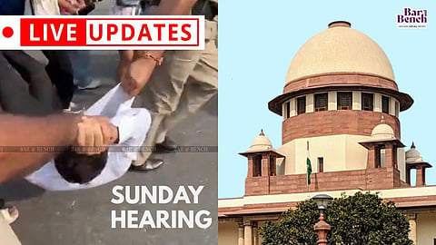 CJP protest crackdown hearing live updates