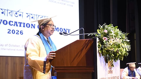 Justice Ujjal Bhuyan at NLUJAA Convocation