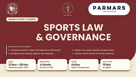 MNLUCS Sports Law and Governance course