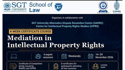 SGT University Mediation Certificate Course