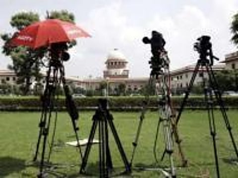 SC told that self-regulation is preferable alternative Shanti Bhushan asks for Bench to be dissolved on Day 5 of arguments on media guidelines matter