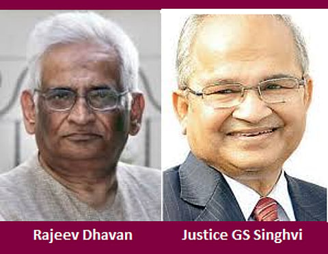 Rajeev Dhavan, Justice Singhvi face off in Radia Tapes matter; Justice Singhvi recuses from the case