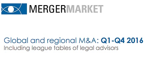 Mergermarket M&A Tables: The Indian legal market recorded its highest ever activity in 2016