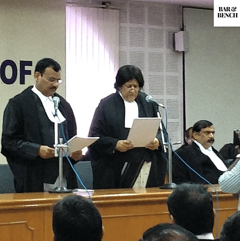 Justice Satrughana Pujahari sworn in as Judge of Madras HC