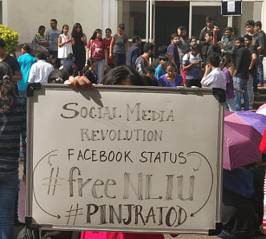 NLIU Bhopal students refuse to cave as protest enters Day 3