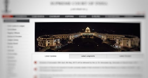 Supreme Court website hacked? Site non-functional