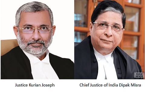“Very life and existence” of Supreme Court under threat, Justice Kurian Joseph writes to CJI Dipak Misra