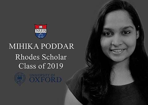 Mihika Poddar from NUJS bags Rhodes Scholarship for 2019